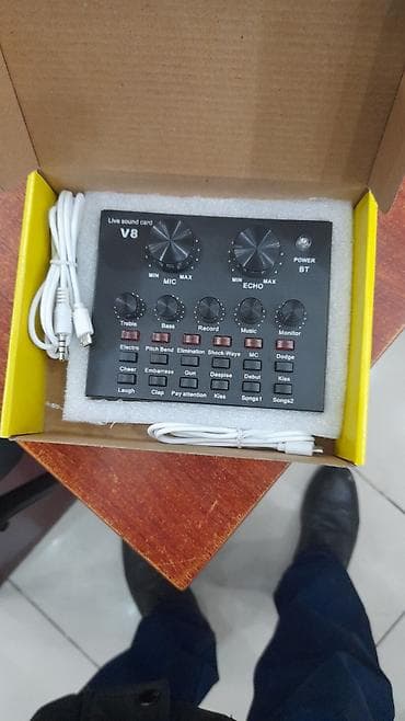 mikrafonlar: Yeni Simsiz (Bluetooth), Simli, Radio Mikrofon Pulsuz çatdırılma, Rayonlara çatdırılma — 1