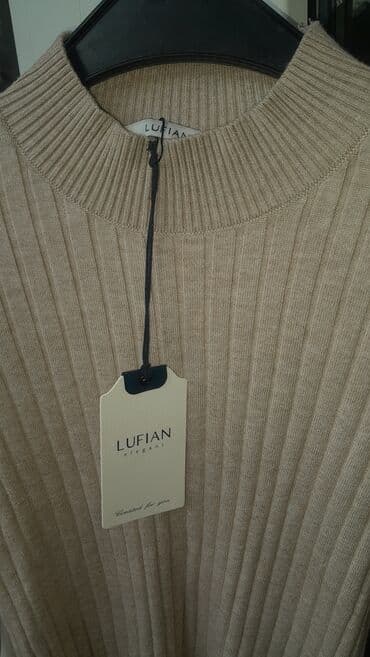 toxunma jaket modelleri: Sviter, XS, rəng - Bej — 3