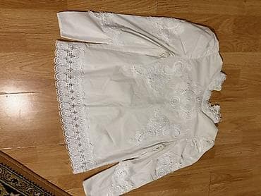 zara paltar: ZARA krujeva detallı ağ bluz - Ölçü: XS (EUR XS, USA XS, MEX 24) - — 3