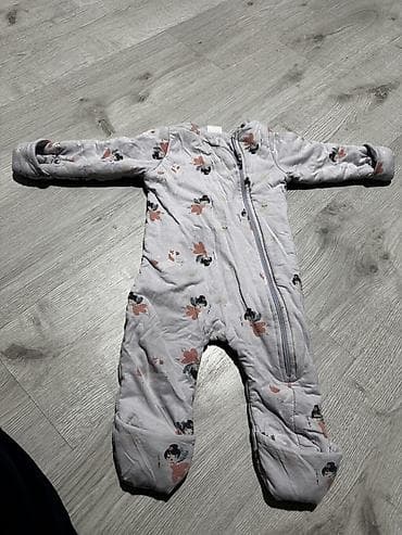 Uşaq üçün isti kombinezon - Model: tam bədənli, uzunqollu və