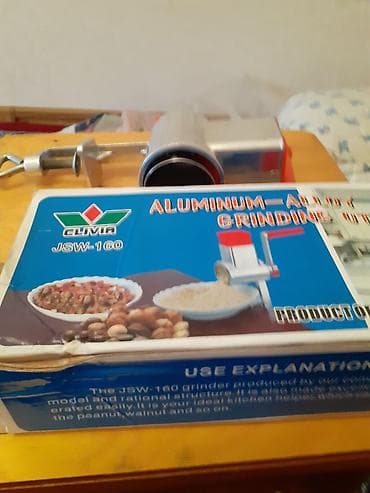 soya toxumu: Alüminium ərintidən əl ilə işləyən qoz-fındıq üyüdən – CLIVIA JSW-160 — 1