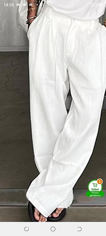 Kişi geyimləri: Şort, L, rəng - Ağ — 1