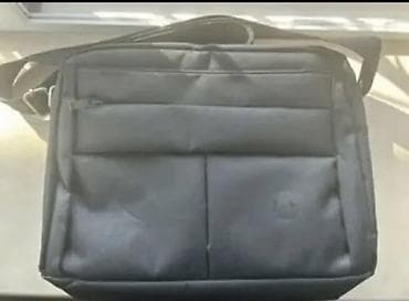 mektebli forma: İki ədəd çiyin çantası dəsti - Rəng: qara - Model: kompakt — 3