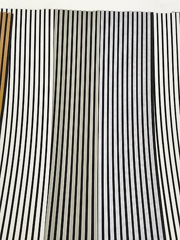 taxta panel: Dikey zolaqlı dekorativ divar panelləri - Material: MDF/laminat — 1