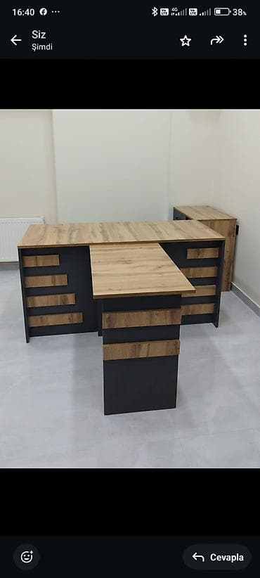 yazili sepler: Yeni, Müdir üçün, Künc masa — 1