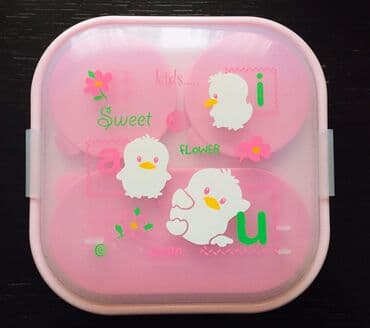 Ланч-бокс для детей, удобный, компактный. Имеется 3 отделения Цена: 5