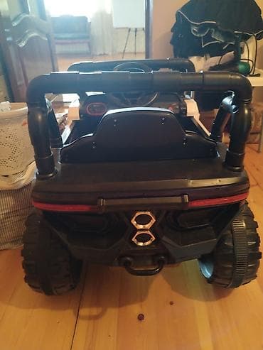 nerf oyuncaq silahlar: Uşaq üçün elektrikli off-road tipli maşın - Korpus: qara-ağ rəngdə — 3