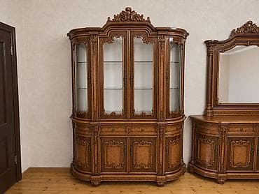 Для гостиной, Нераскладной, Овальный стол, 6 стульев — 3