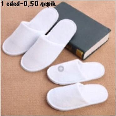 Tərliklər: Одноразовые тапочки для спа салонов, квартир и отелей. Цена 1 пары — 1