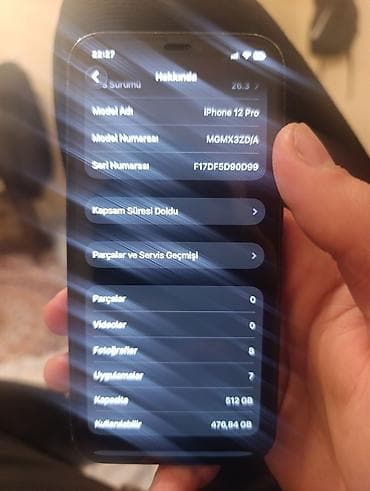 IPhone 12 Pro, 512 GB, Mavi, Zəmanət, Barmaq izi, Simsiz şarj — 3