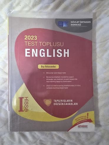 kitab alan: DİM (Dövlət İmtahan Mərkəzi) nəşrləri – test topluları dəsti Paketə — 3