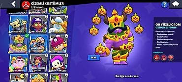 n12 pro: Brawl Stars oyun hesabı - Kupa yolu: 1918 kupa - Toplam prestij: 1 - — 4