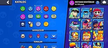Brawl Stars oyun hesabı 570 ELMAS🤑🤑 5 dənə 2k oyunçu - Kupa yolu: 51 — 6