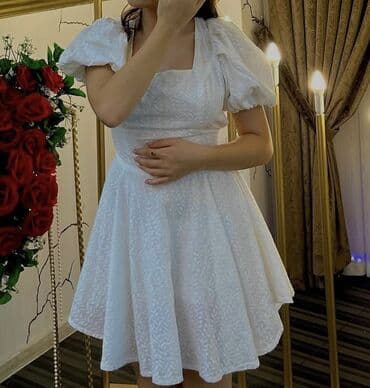 Paltolar: Ağ rəngli qısa don (HOT&CUTE) S/XS ölçü baha alinib 1defe — 1