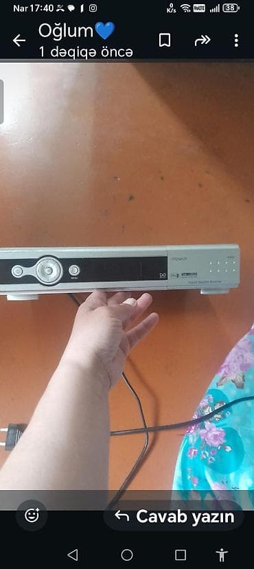 video magnitofon: Openbox X-800 rəqəmsal peyk qəbuledicisi (DVB) - DVB-S standartını — 1