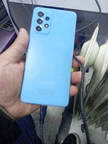 Samsung Galaxy A52, 128 GB, rəng - Mavi, Barmaq izi