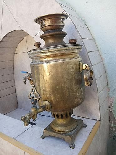 Qədim samovar, 1900 il, Mis, Vəziyyəti: Əla lalafo.az -da Qədim samovar, 1900 il, Mis, Vəziyyəti: Əla