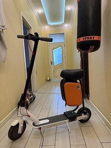 tvs ronin: Elektrik skuter – oturacaqlı, LCD displeyli Xüsusiyyətlər: - Rəng: ağ — 4