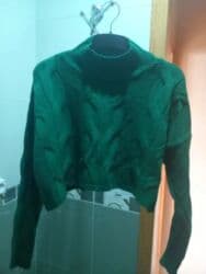 qadınlar üçün boğazlı sviterlər: Sviter, M, rəng - Yaşıl — 2