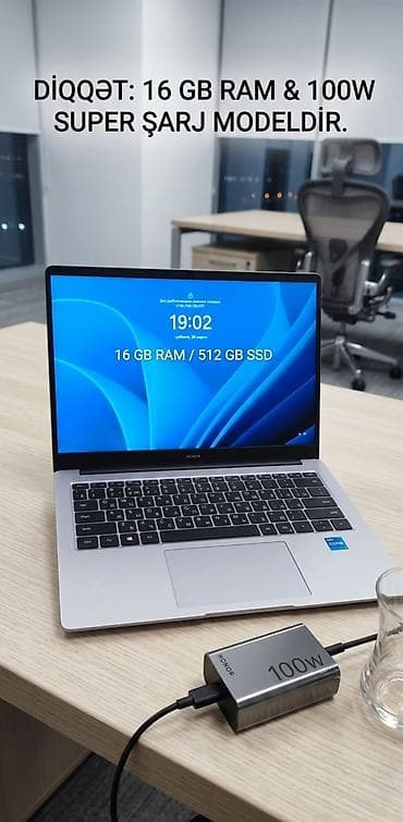 16 ram: HONOR MagicBook X 14 noutbuk - Prosessor: 12-ci nəsil Intel Core — 1