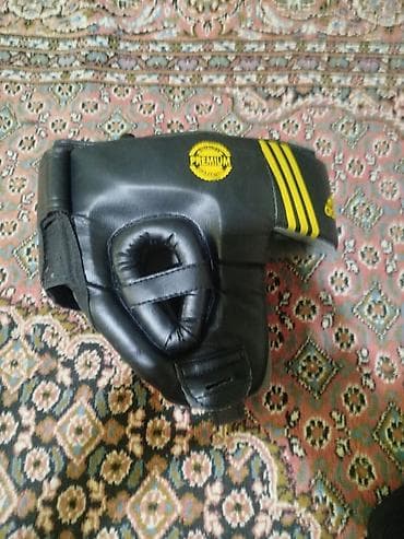 qaşıq dəst: Kickboks/ boks üçün tam ekipman dəsti - Adidas baş qoruyucusu: qalın — 7