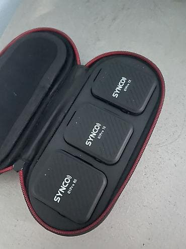 hp komputer: SYNCO G1 Pro simsiz mikrofon sistemi – 2 göndərici (TX) + 1 qəbuledici — 3
