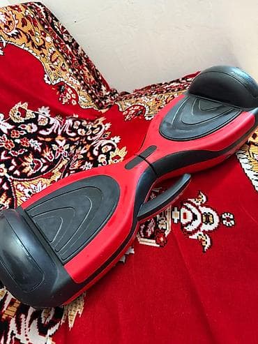 velosiped matoru ucuz: Elektrikli hoverboard (qiro-skutər) – qırmızı-qara dizayn - Təkər — 3