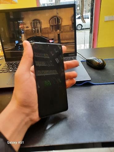 Samsung Galaxy A41, 64 GB, rəng - Göy, Barmaq izi