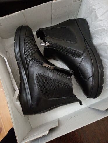 утепленные резиновые сапоги: Ölçü: 39, rəng - Qara, Yeni — 3