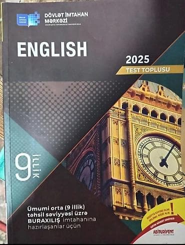 Məhsul: DİM 2025 test topluları və ingilis dili tədris vəsaiti -