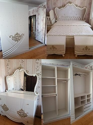 Ev üçün mebel: İkinəfərlik çarpayı, Termo, Dolab, 2 tumba, İşlənmiş — 1