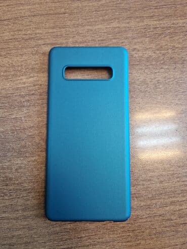 чехол на телефон fly fs458 stratus 7: Samsung Galaxy S10+ üçün tünd mavi rəngdə, səliqəli dizaynlı telefon — 2