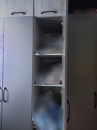 4 qapılı, Siyirməli, Boz, Digər material, Açılan, Düz dolab — 2