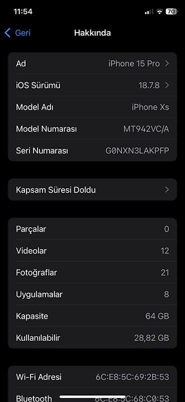iphon: IPhone Xs, 64 GB — 6