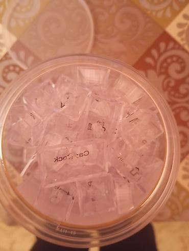 a 21 s kabro: Məhsul: Mexaniki klaviatura üçün şəffaf keycap dəsti onları cixartmaq — 4