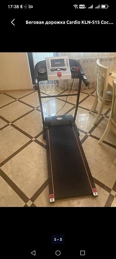 Turniklər və bruslar: Cardio KLN-515 qaçış cığırı - Kompakt və qatlanan konstruksiya — 4