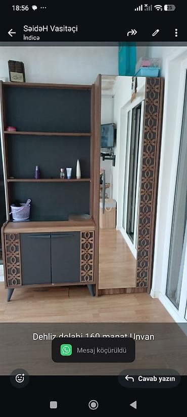 Digər dolablar: Dehliz dolabi 160 manat.Unvan Emircan.SH — 1