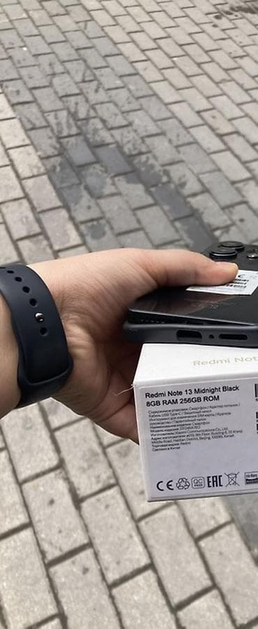 note 11 s: Redmi Note 13, 256 GB, rəng - Qara, Sənədlərlə — 1
