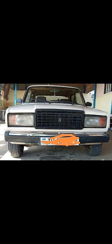 masin satisi: LADA 2107, klassik sedan il1994 - Kuzov: ağ rəng, 4 qapı, xrom ön-arxa — 1