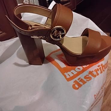 Basanoşka və səndəllər: Michael Kors qadın platform sandaletlər Yenidir istifadə olunmayıb — 1