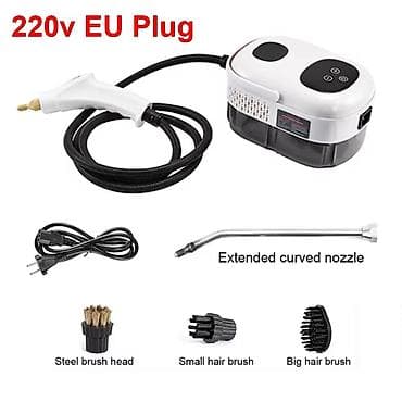 Ütülər və buxarlayıcılar: Portativ Buxar Təmizləyici – 220V EU Plug Çoxfunksiyalı buxar aparatı — 1