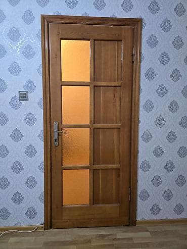 qapi avropa: Şüşəli taxta otaq qapıları - Material: təbii ağac (isti — 6