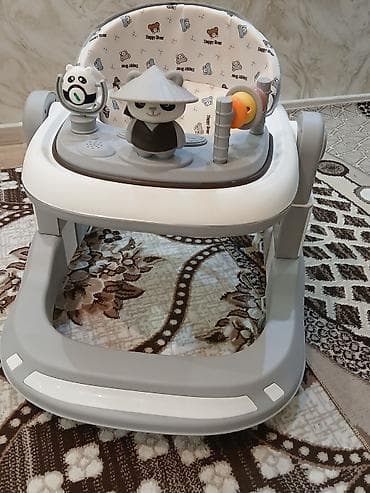 ucuz kunc divan: Uşaq gəzdirəni / yeriyaşdan öyrənmə gəzdirici - Rənglər: ağ-boz — 3