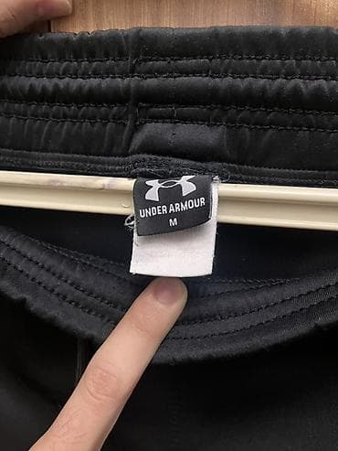 Брюки: Спортивные Мужские брюки, Under Armour, M, цвет - Черный — 3