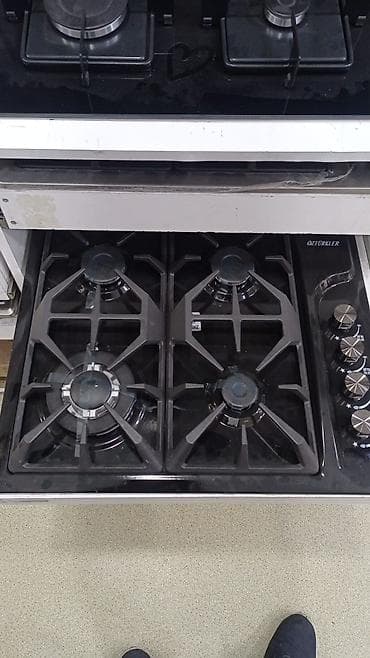 Qaz plitəsi Quraşdırılan, 4 gözlü, Yeni
