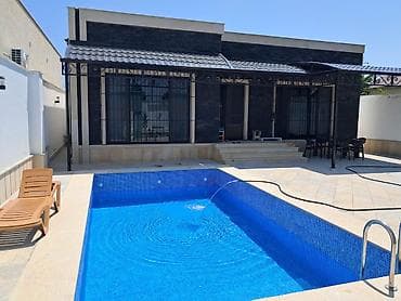 ev bag: Bağ evi kirayə verilir, Mərdəkan Mərdəkanda yerləşən isti, hovuzlu bağ — 1