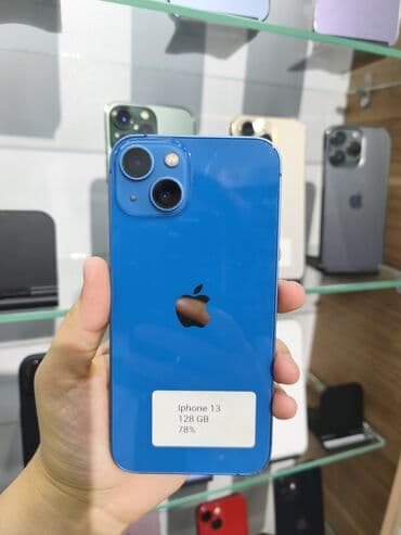 apple 13 qiymeti: IPhone 13, 128 GB, Mavi, Face ID — 1