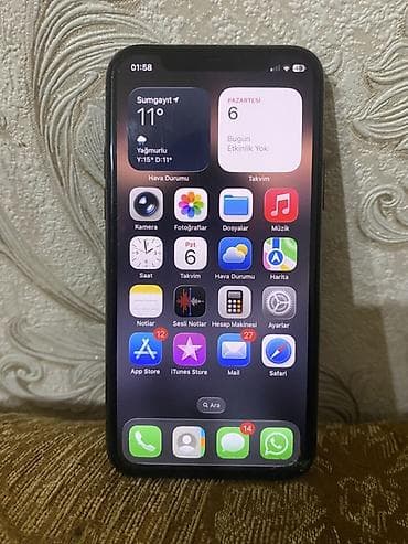 IPhone 11 Pro, 64 GB, Space Gray, Simsiz şarj, Face ID