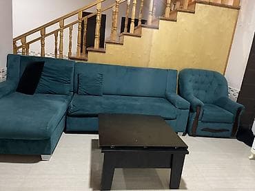 Künc divan, Qonaq otağı üçün, Açılmayan