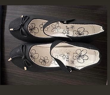 Uşaq ayaqqabıları: Rəng - Qara Tuflilər, Ölçü: 34, Qız üçün — 3